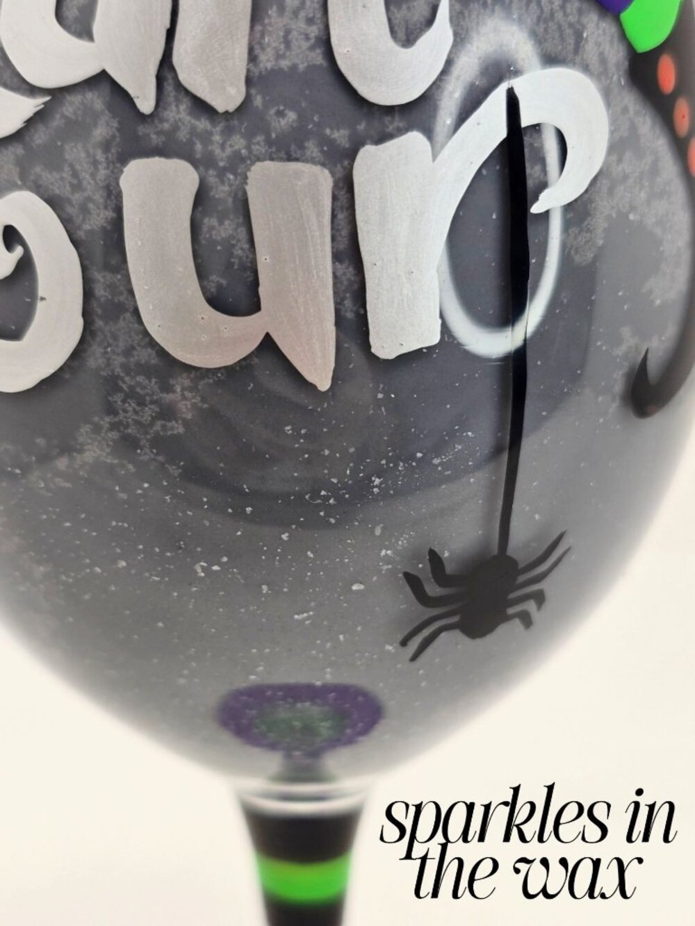 Artisan One Moon Flame Brewing Trouble Halloween Rosemary Cedar Glass Candle New - Picture 5 of 11